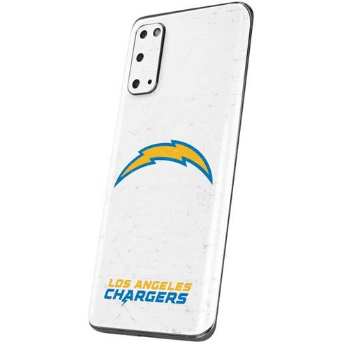 NFL Los Angeles Chargers Distressed Galaxy S20 Skin