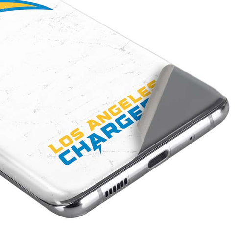 NFL Los Angeles Chargers Distressed Galaxy S20 Skin