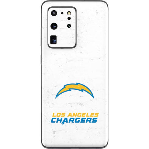 NFL Los Angeles Chargers Distressed Galaxy S20 Ultra 5G Skin