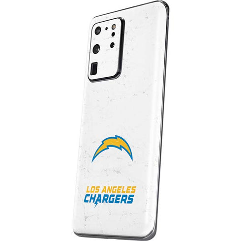 NFL Los Angeles Chargers Distressed Galaxy S20 Ultra 5G Skin