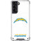 NFL Los Angeles Chargers Distressed Galaxy S21 5G Clear Case