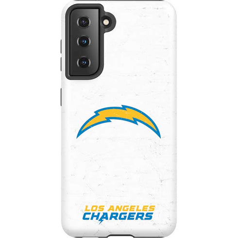 NFL Los Angeles Chargers Distressed Galaxy S21 5G Pro Case
