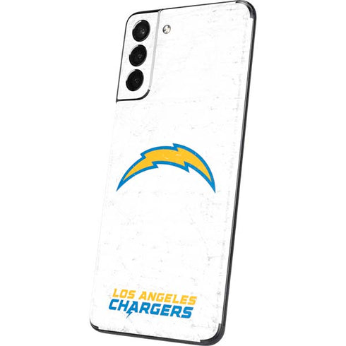 NFL Los Angeles Chargers Distressed Galaxy S21 5G Skin