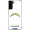 NFL Los Angeles Chargers Distressed Galaxy S21 FE Clear Case