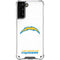 NFL Los Angeles Chargers Distressed Galaxy S21 Plus 5G Clear Case