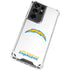 NFL Los Angeles Chargers Distressed Galaxy S21 Ultra 5G Clear Case