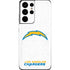 NFL Los Angeles Chargers Distressed Galaxy S21 Ultra 5G Skin