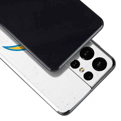 NFL Los Angeles Chargers Distressed Galaxy S21 Ultra 5G Skin