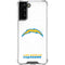 NFL Los Angeles Chargers Distressed Galaxy S22 Plus Clear Case