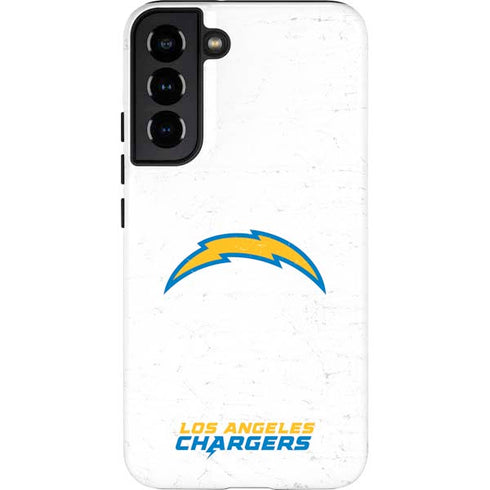 NFL Los Angeles Chargers Distressed Galaxy S22 Plus Pro Case