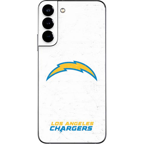 NFL Los Angeles Chargers Distressed Galaxy S22 Plus Skin