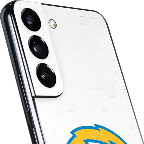 NFL Los Angeles Chargers Distressed Galaxy S22 Plus Skin