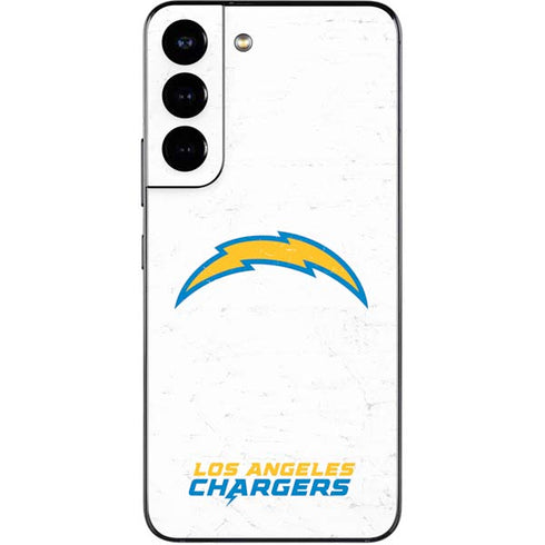 NFL Los Angeles Chargers Distressed Galaxy S22 Skin