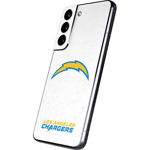 NFL Los Angeles Chargers Distressed Galaxy S22 Skin