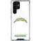 NFL Los Angeles Chargers Distressed Galaxy S22 Ultra Clear Case