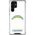 NFL Los Angeles Chargers Distressed Galaxy S22 Ultra Clear Case