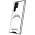 NFL Los Angeles Chargers Distressed Galaxy S22 Ultra Clear Case