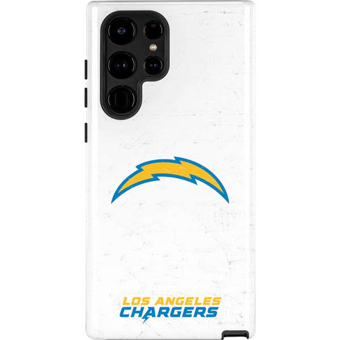 NFL Los Angeles Chargers Distressed Galaxy S22 Ultra Pro Case