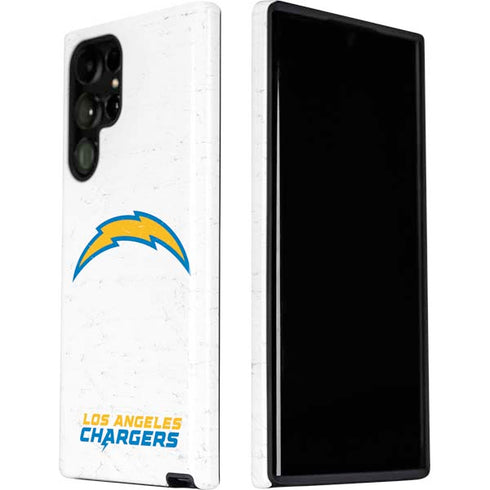 NFL Los Angeles Chargers Distressed Galaxy S22 Ultra Pro Case