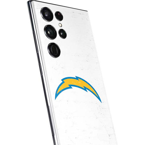 NFL Los Angeles Chargers Distressed Galaxy S22 Ultra Skin