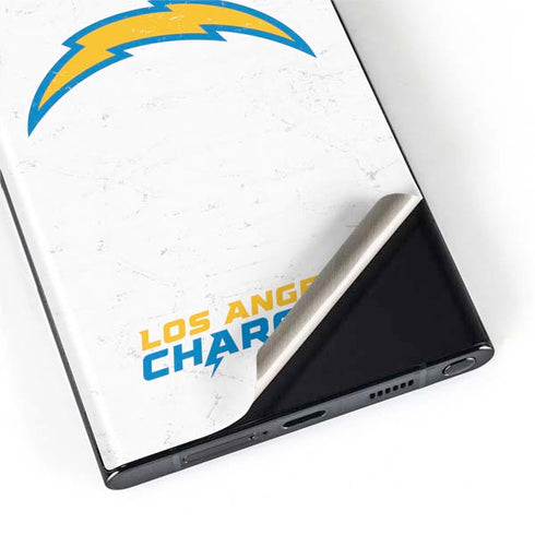 NFL Los Angeles Chargers Distressed Galaxy S22 Ultra Skin