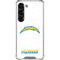 NFL Los Angeles Chargers Distressed Galaxy S23 Clear Case
