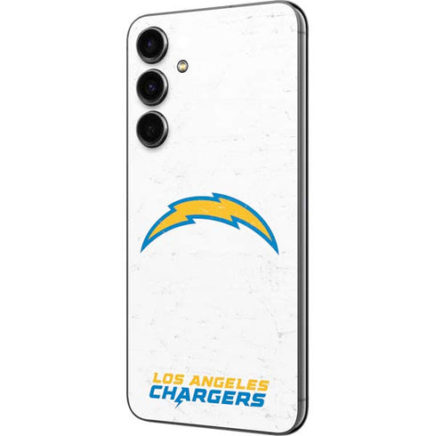 NFL Los Angeles Chargers Distressed Galaxy S23 FE Skin