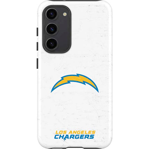 NFL Los Angeles Chargers Distressed Galaxy S23 Plus Pro Case