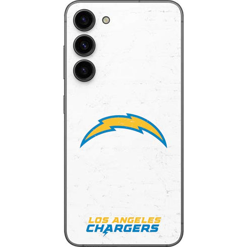 NFL Los Angeles Chargers Distressed Galaxy S23 Plus Skin
