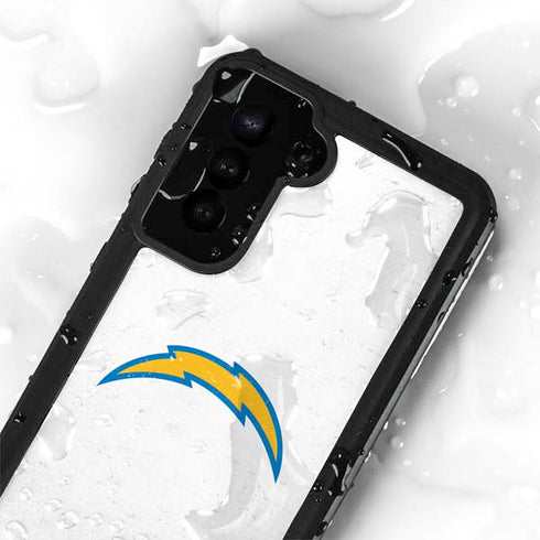 NFL Los Angeles Chargers Distressed Galaxy S23 Plus Waterproof Case