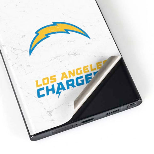NFL Los Angeles Chargers Distressed Galaxy S23 Ultra Skin
