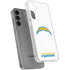 NFL Los Angeles Chargers Distressed Galaxy S24 Plus Clear Case