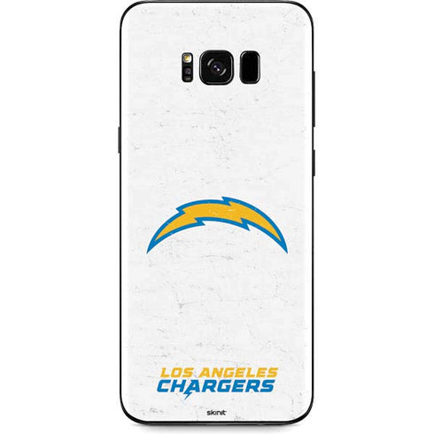 NFL Los Angeles Chargers Distressed Galaxy S8 Plus Skin