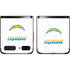 NFL Los Angeles Chargers Distressed Galaxy Z Flip Skin