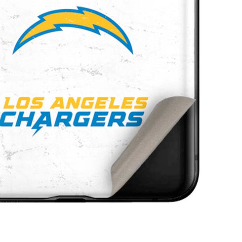 NFL Los Angeles Chargers Distressed Galaxy Z Flip Skin