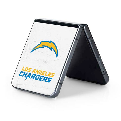 NFL Los Angeles Chargers Distressed Galaxy Z Flip5 5G Skin