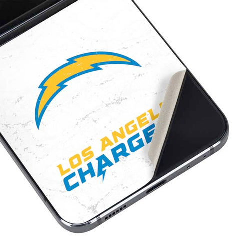NFL Los Angeles Chargers Distressed Galaxy Z Flip5 5G Skin