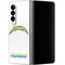 NFL Los Angeles Chargers Distressed Galaxy Z Fold4 5G Skin