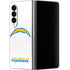 NFL Los Angeles Chargers Distressed Galaxy Z Fold4 5G Skin