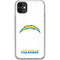 NFL Los Angeles Chargers Distressed iPhone 11 Clear Case