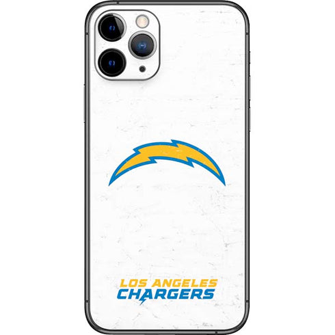 NFL Los Angeles Chargers Distressed iPhone 11 Pro Skin