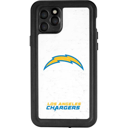 NFL Los Angeles Chargers Distressed iPhone 11 Pro Waterproof Case