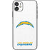 NFL Los Angeles Chargers Distressed iPhone 11 Skin