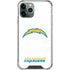 NFL Los Angeles Chargers Distressed iPhone 12 Pro Clear Case