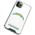 NFL Los Angeles Chargers Distressed iPhone 12 Pro Clear Case