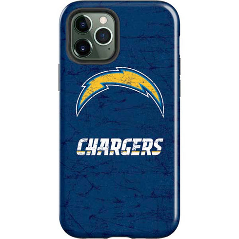 NFL Los Angeles Chargers Distressed iPhone 12 Pro Max Impact Case