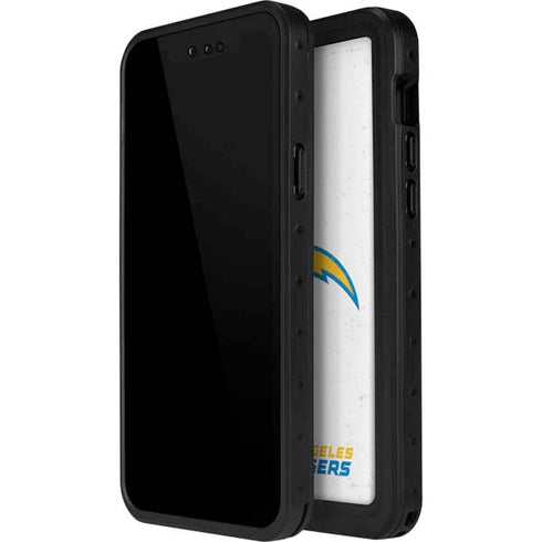 NFL Los Angeles Chargers Distressed iPhone 12 Pro Max Waterproof Case