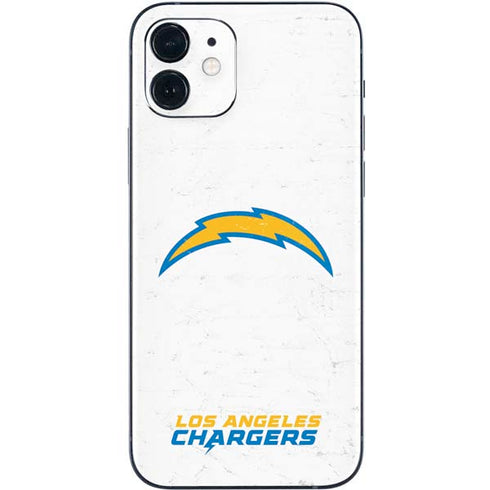 NFL Los Angeles Chargers Distressed iPhone 12 Skin