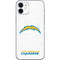NFL Los Angeles Chargers Distressed iPhone 12 Skin