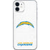 NFL Los Angeles Chargers Distressed iPhone 12 Skin